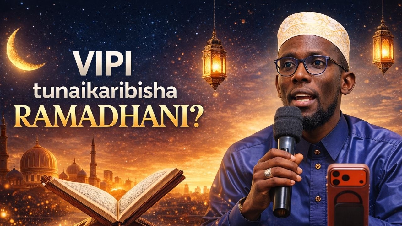 🔴#LIVE: VIPI UTAUKARIBISHA MWEZI MTUKUFU WA RAMADHANI - MAJILISI YA MASJID MTAMBANI