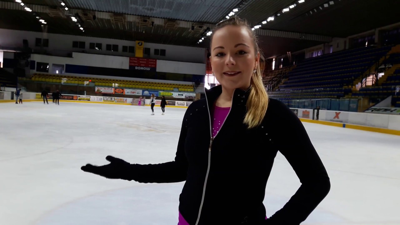 3. Lekcia Krasokorčuľovania s Kajou #zatáčanie #výskok znožmo