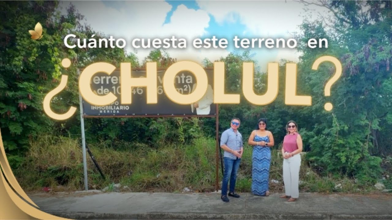 ¿Cuánto cuesta este terreno en Cholul? | Grupo Inmobiliario Mérida