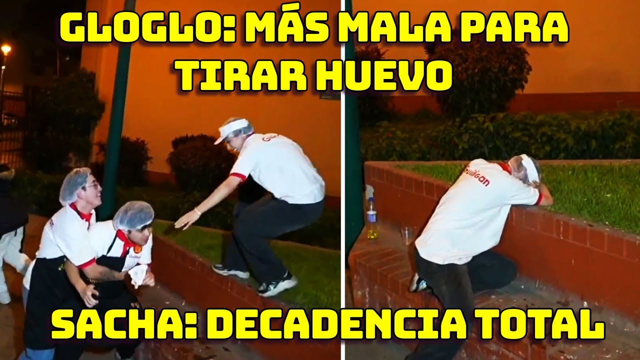 EMET CORRE TRAS GLOGLO Y SACHA PARA REVENTARLES HUEVOS