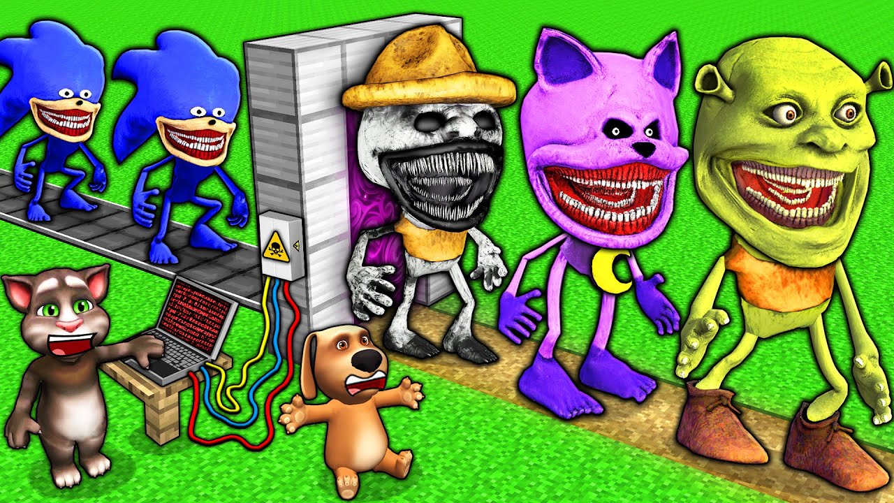 SECRET UPGRADE of THE SONIC TAPES vs TV WOMAN & SPEAKERMAN and SKIBIDI TOILET in MINECRAFT animation