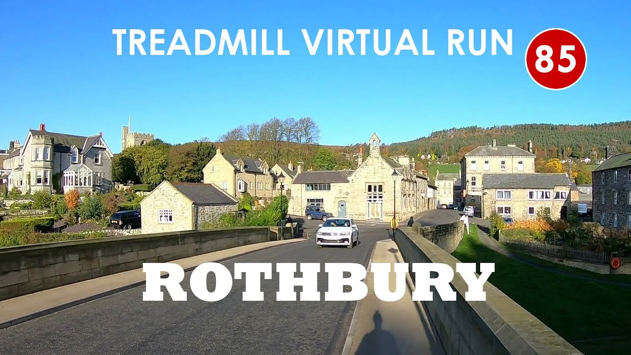 Treadmill Virtual Run 85: Rothbury and Thropton, Northumberland, UK