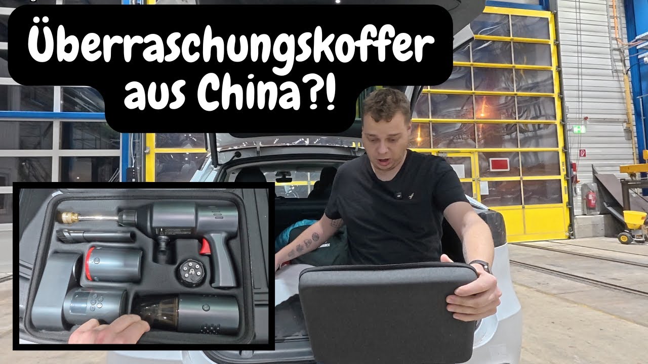 Waschb&uuml;rste, Staubsauger und Luftpumpe in einem Koffer?!