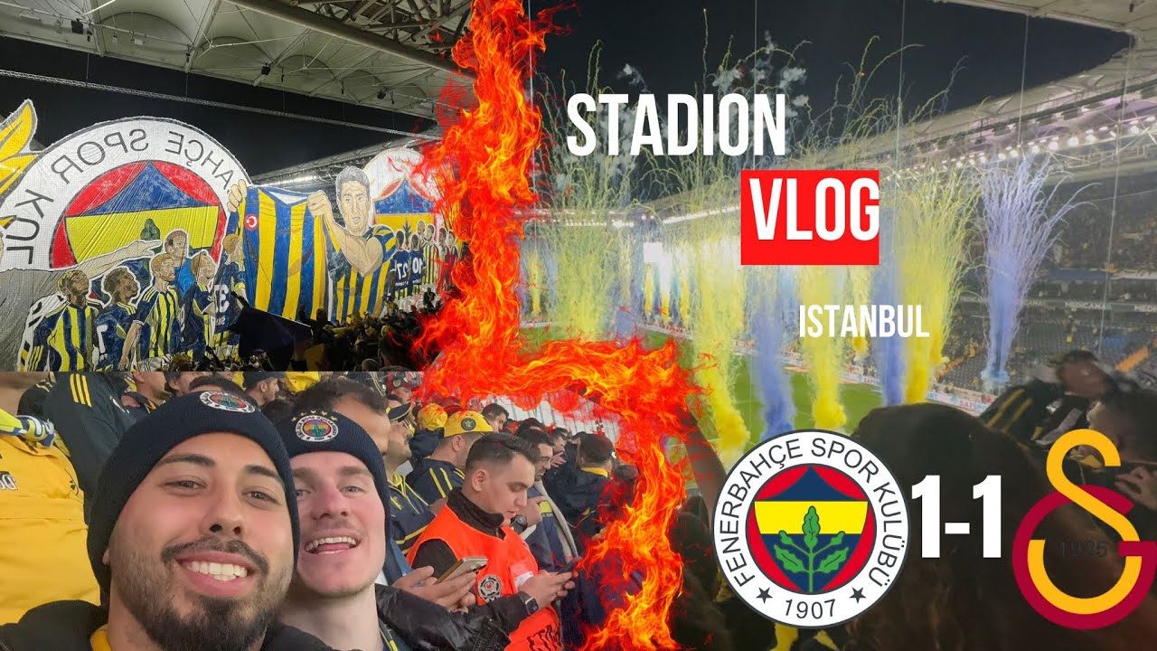 FENERBAHCE vs GALATASARAY | ISTANBUL STADION VLOG | KADIKÖY DERBY