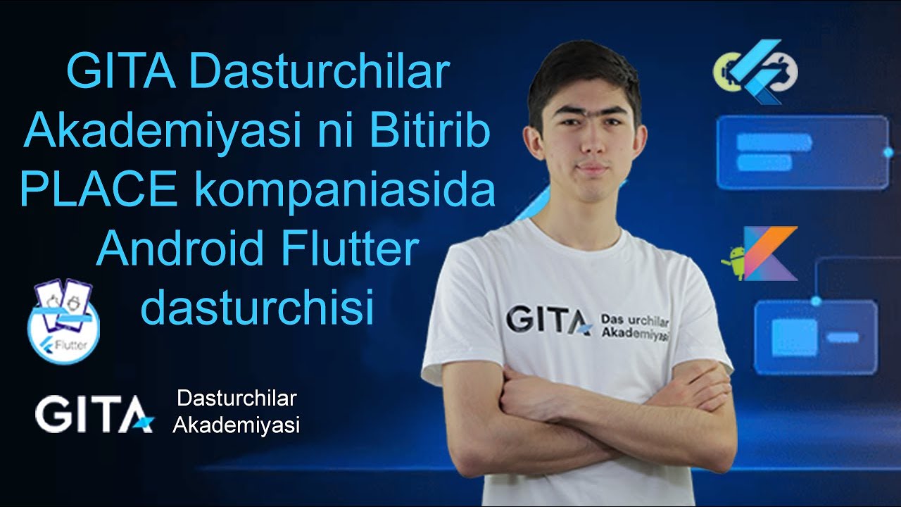 GITA  BOOTCAMP KURSLARINI TAMOMLAB BLAZE KOMPANIYASIDA FLUTTER DASTURCHISI  |SHAXRIYOR | #dasturlash