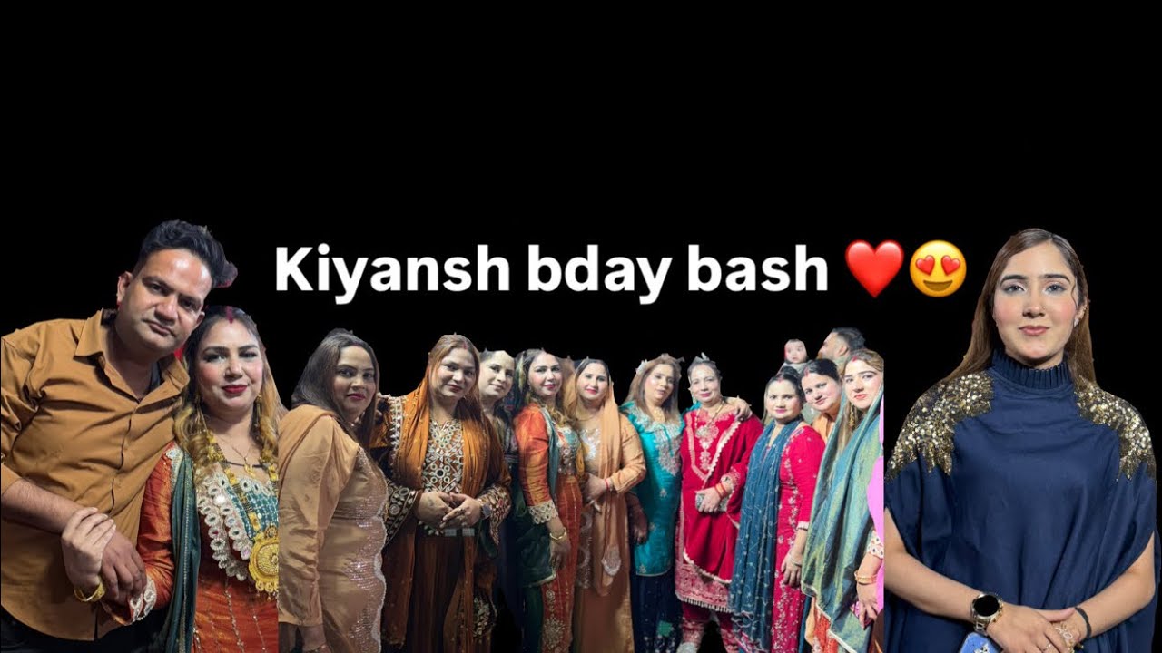 Kavyansh bithday bash 😘❤️