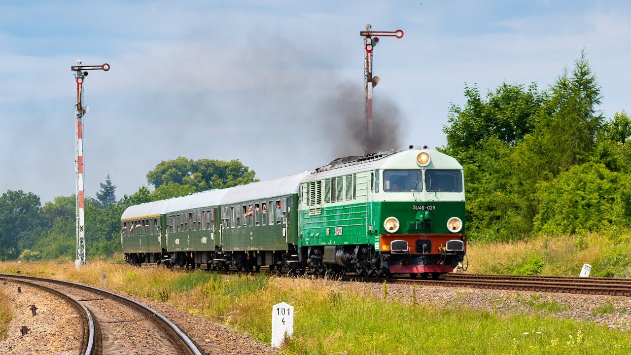 SU46-029 z pociągami Turkolu - cztery ujęcia | 16.06.2022