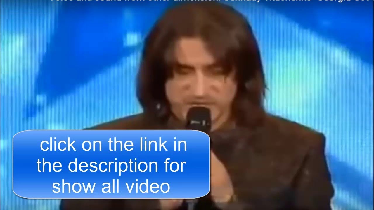 Voice and sound from other dimension: Gennady Tkachenko- Georgia Got Talent 2014