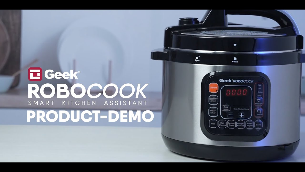 Geek RoboCook  Zeta 11-in-1 Electric Pressure Cooker - Product Demo