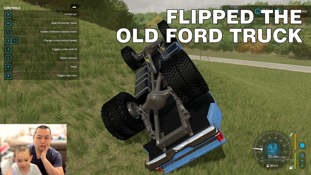 Crashing The Big Ford F800 | Farming Simulator 22