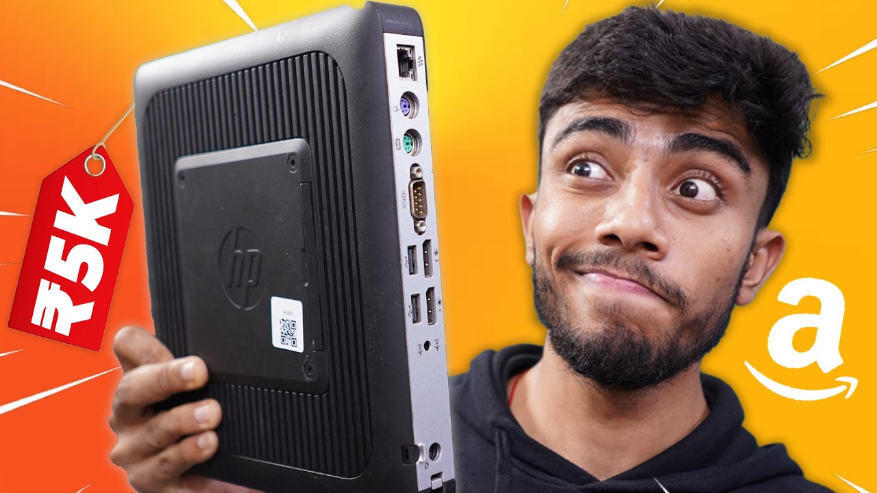 5000/-RS Amd MinI PC 🥶 I Bought Cheapest Computer Possible From Amazon!! 🔥