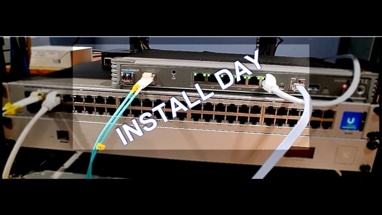 03 - Rack Cleanup & Ubiquiti Install