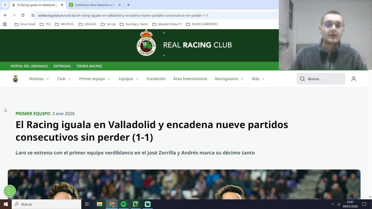 Análisis Valladolid-Racing ***UNO DE LOS PEORES PARTIDOS DE LA TEMPORADA***
