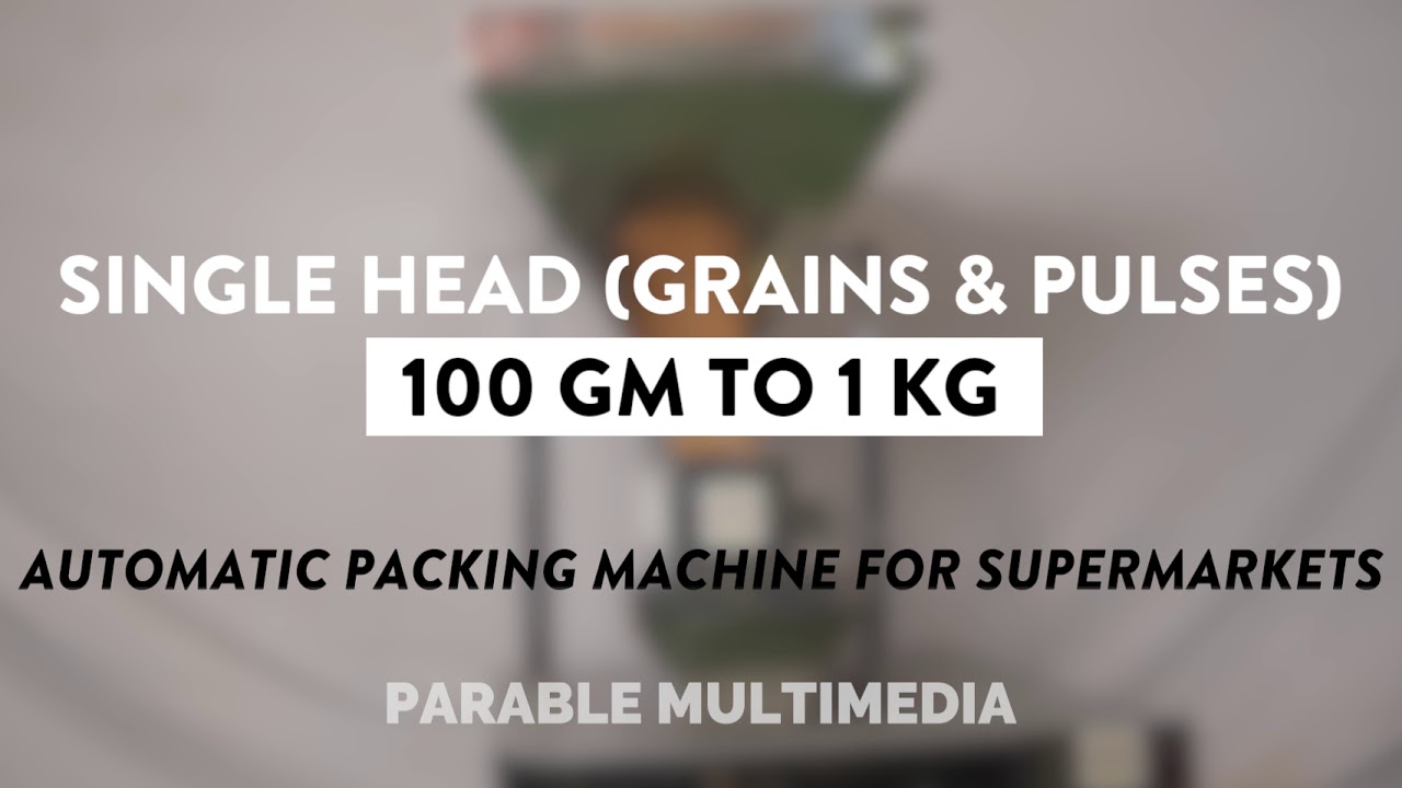 Kirana store dal packaging machine 10gm to 2kg