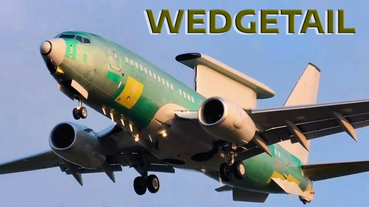 Boeing 737-700 Wedgetail  RAF WT001 ✈️ Birmingham Airport ( BHX )