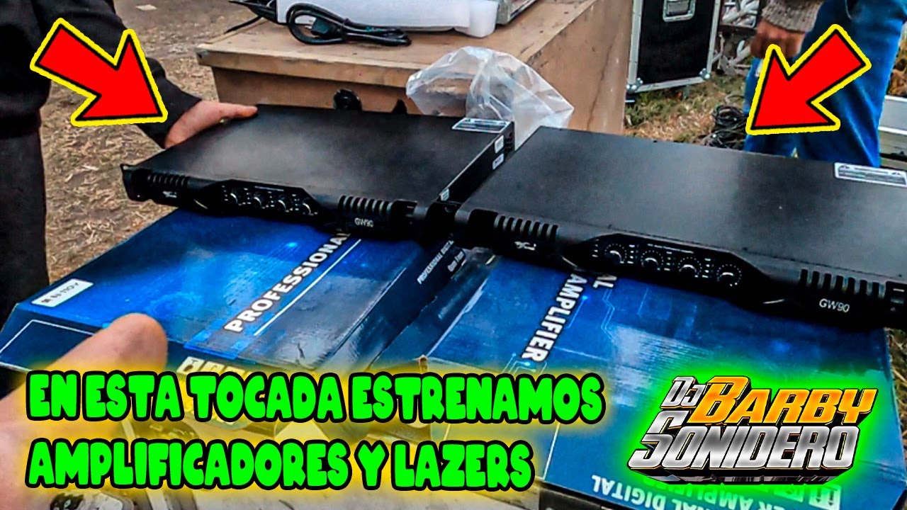 ESTRENAMOS AMPLIFICADORES DELGADOS  Y LAZERS DE 10W NUEVOS