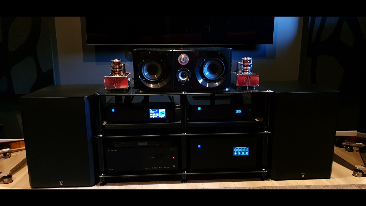 Silversmith Fidelium speaker cables and AGD Audion amps.