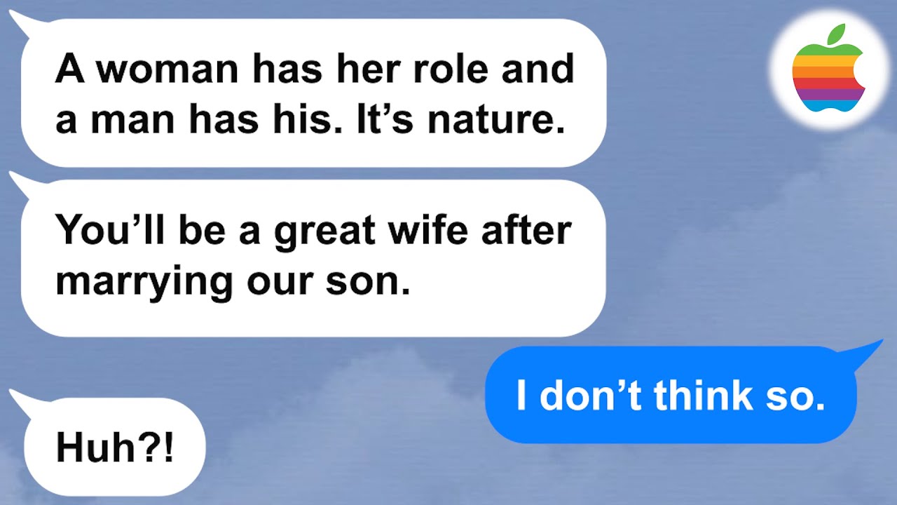 【Apple】My fiancé's family tries to force their ultra-conservative values on me, so I had to...!!