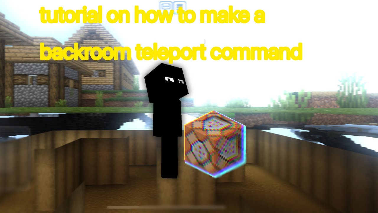 Tutorial on how to make a backroom teleport command - Minecraft