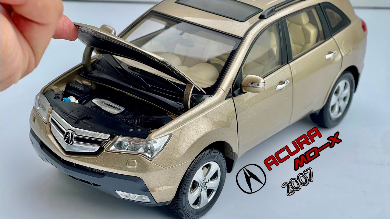 [Review] Mô Hình Xe 7 chỗ SUV ACURA MDX (YD2) Sh-AWD V6 3.7 2007 1:18 Dealer Paudi