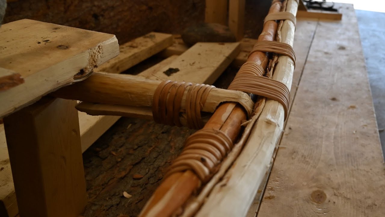 Building a Spruce Bark Canoe - E3 - Gathering Spruce Roots for Lashings