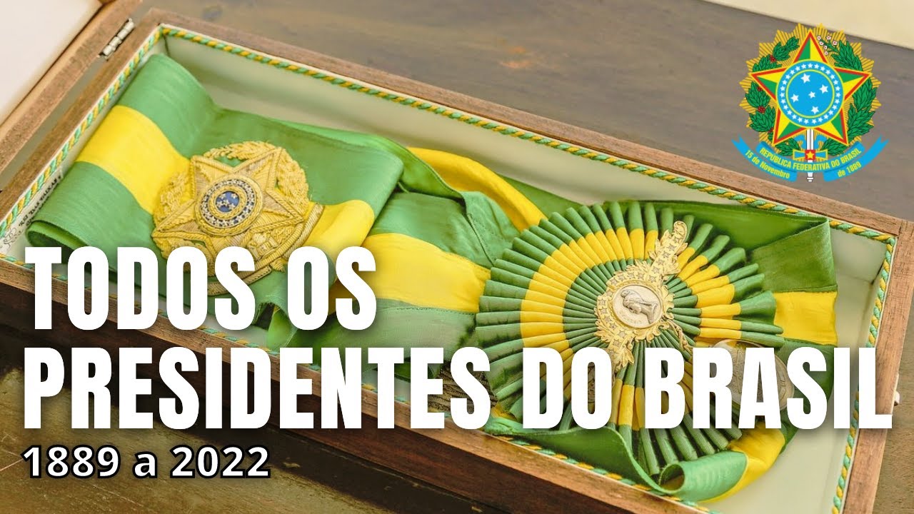 Principais fatos que marcaram todos os GOVERNOS DO BRASIL (1889 a 2022)