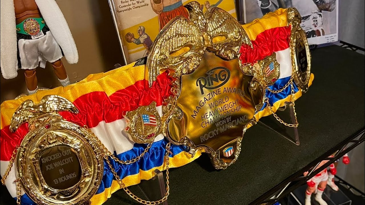 My new Masis Ring Magazine Award Title Belt 