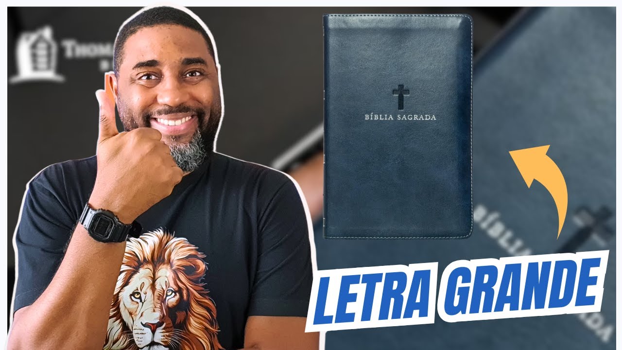 👑Bíblia NVI LETRA GRANDE - Bíblia Levar para a Igreja | Flávio Sacramento