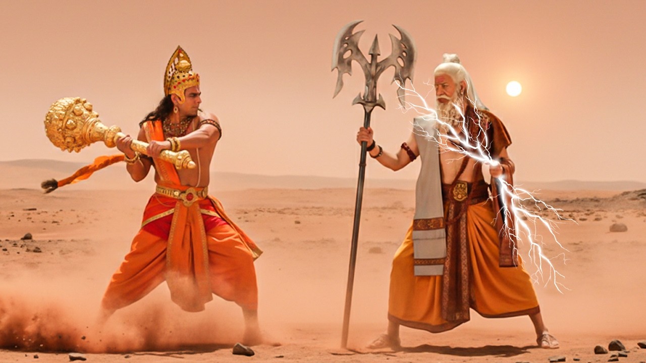 मंगल ग्रह पर हनुमान और असुर गुरु शुक्रचार्य का हुआ घनघोर युद्ध | Bhakti Serial |#bhakti #hanuman