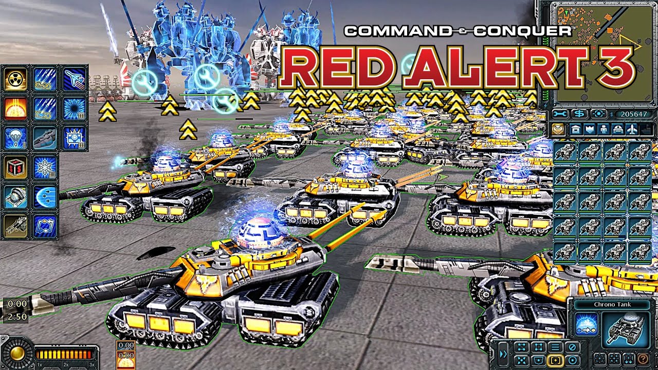 Red Alert 3 World in Conflict Allies in Tower Defense | Chrono Tank really OP!