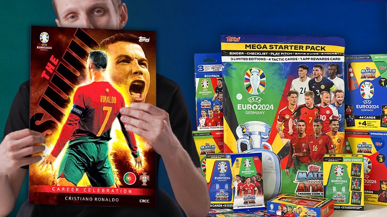 Nová nadupaná série fotbalových karet Topps Match Attax k EURU 2024