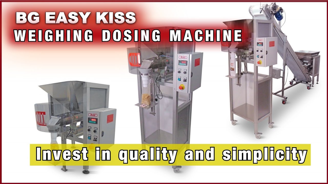 Weighing dosing machine: Invest in quality and simplicity, choose weighing without compromises