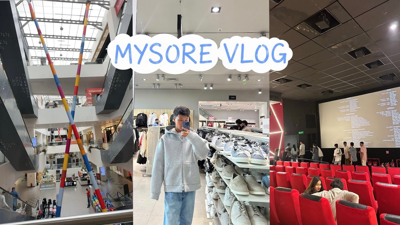 Exploring Mysore/Shopping🛍️/Forum mall/Movie/Shreedevi Restaurant😋/Tibetan vlogger