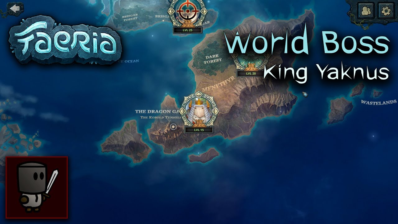 King Yaknus World Boss | Faeria Gameplay