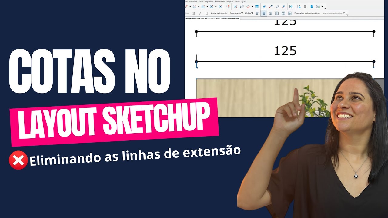 Configurar COTAS no SketchUp LayOut