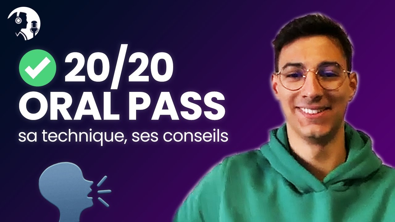 20/20 à l'ORAL de PASS : comment il a fait ?