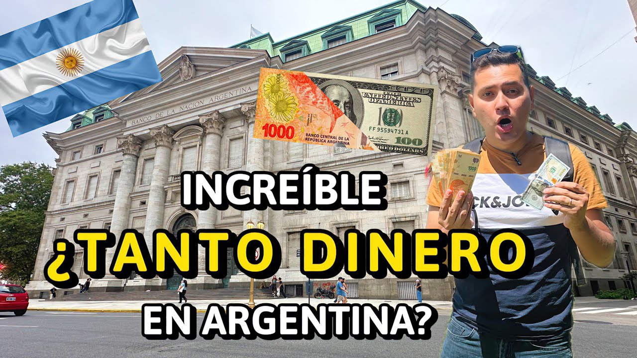 Convertí  $100 dólares en una FORTUNA de billetes en ARGENTINA