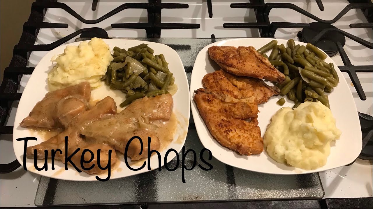 Fried Turkey Chop Smothered Turkey Chop With Homemade Onion And Gravy|Mama Ray Ray In The Kitchen