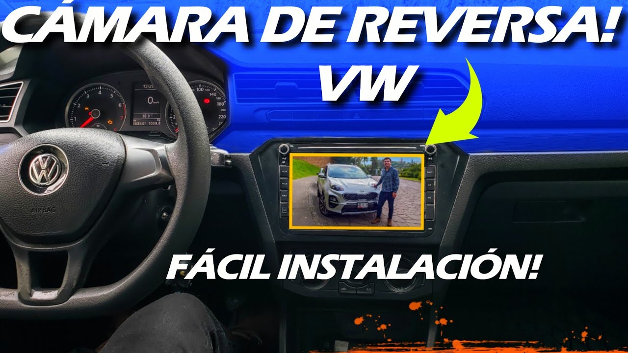 ¿CÓMO INSTALAR CÁMARA DE REVERSA? /CÁMARA DE REVERSA VW GOL/ JETTA /GOLF