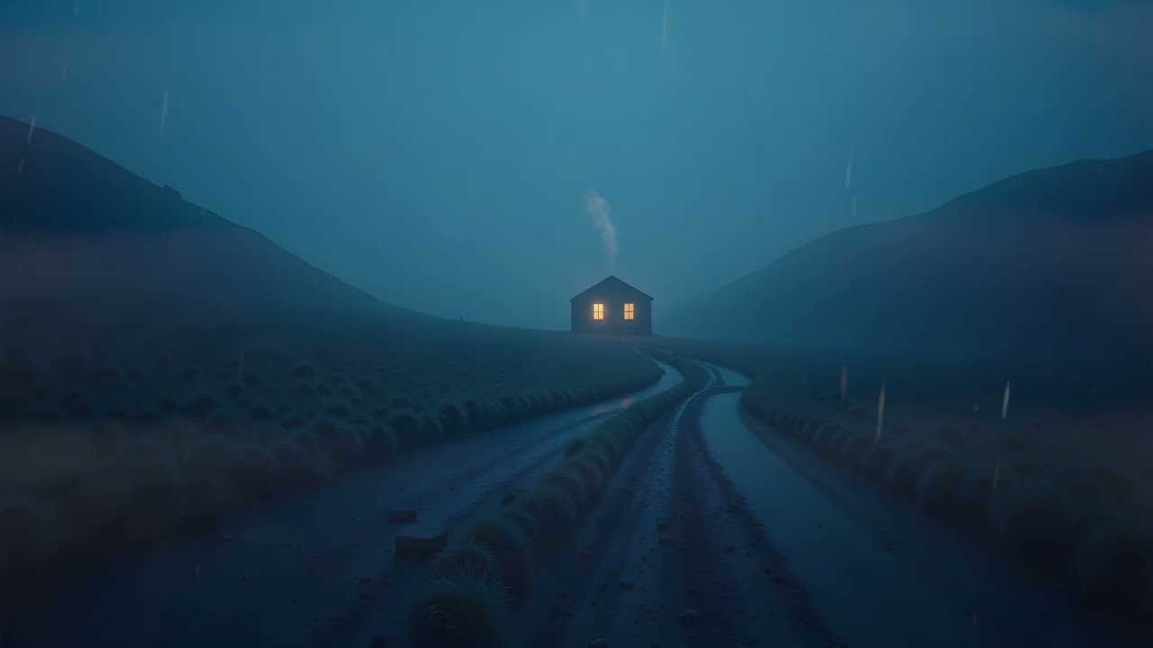 Lonely Cabin in the Mist | Relaxing Piano Music for Deep Sleep, Stress Relief & Peace