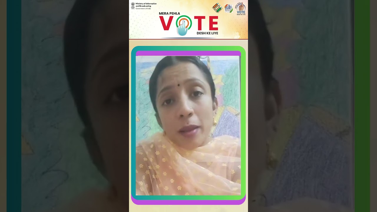 Young Voter from Kerala appeals the #firsttimevoters #merapehlavotedeshkeliye