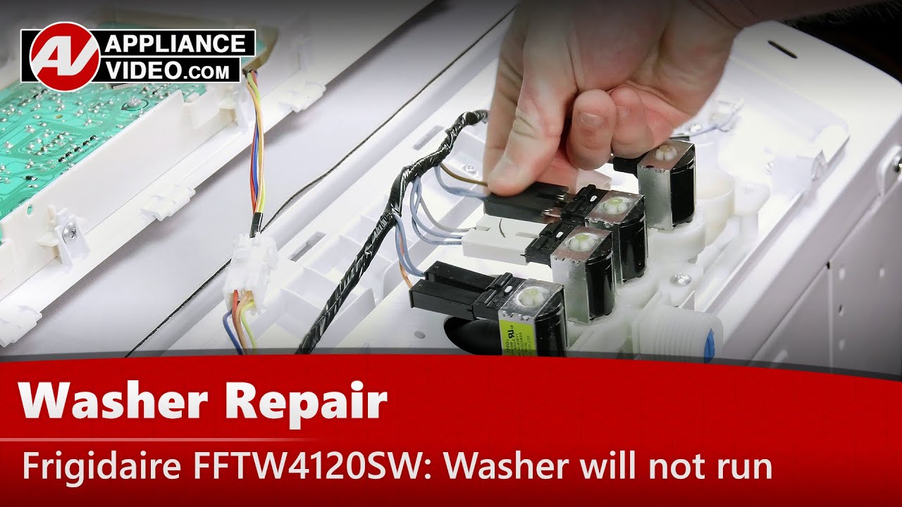 Frigidaire Washer Repair - Not Filling, Valve Is Leaking - Water Inlet Valve