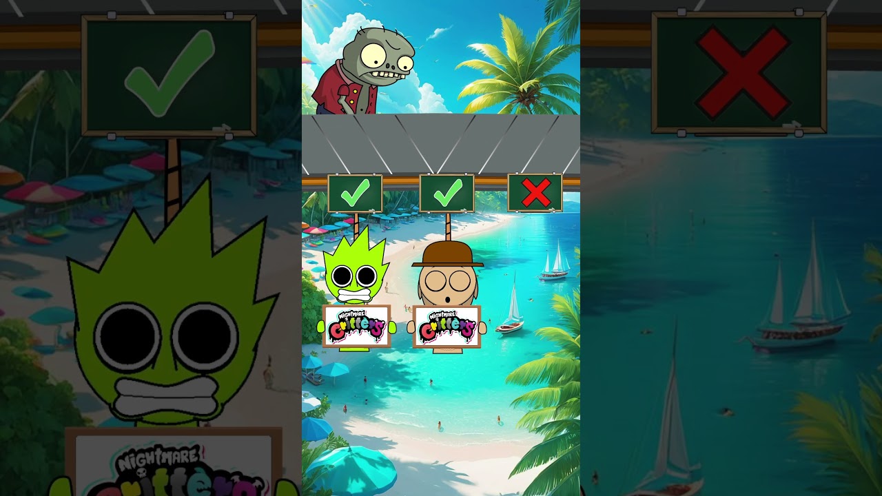 Plants vs Zombies 2 play together Incredibox Sprunki Pvz2 Guess Cartoon by IQ 999 #pvz2