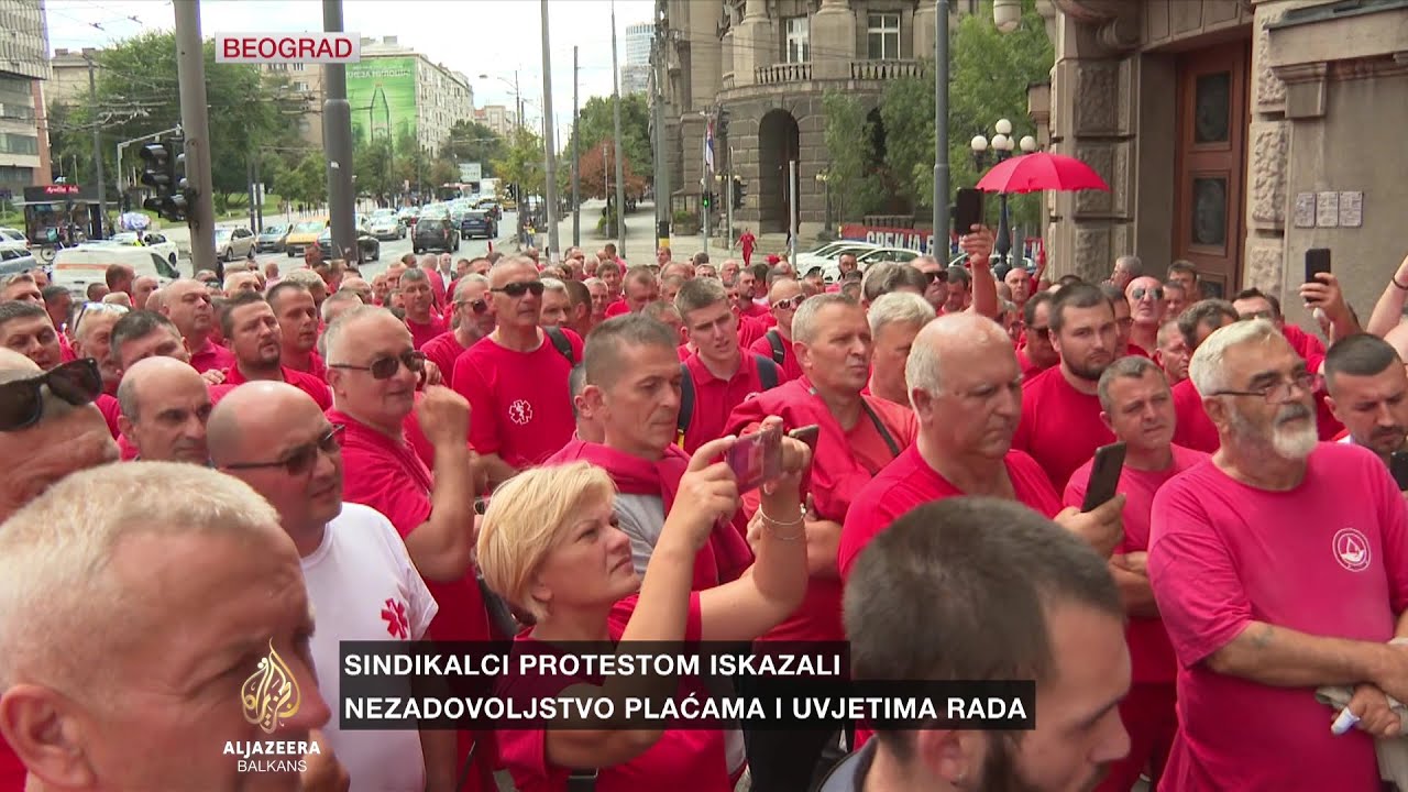 Protest vozača saniteta u Beogradu, traže veće plate
