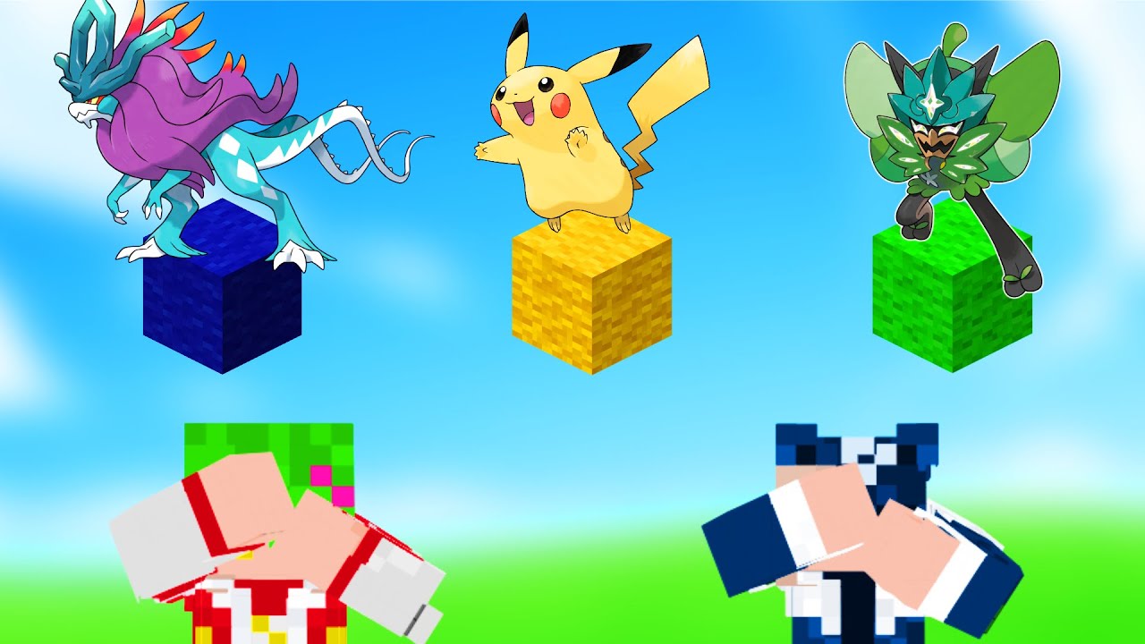 WARNA BLOCK MENENTUKAN POKEMON YANG AKAN KITA DAPATKAN - MINECRAFT COBBLEMON