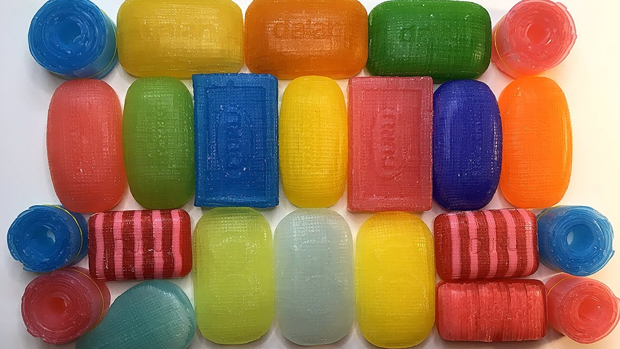 Asmr soap. Asmr cutting glycerin soap cubes. Satisfying video. Асмр резка мыльных кубиков