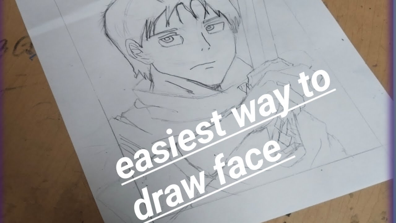 Easiest way to draw face 
