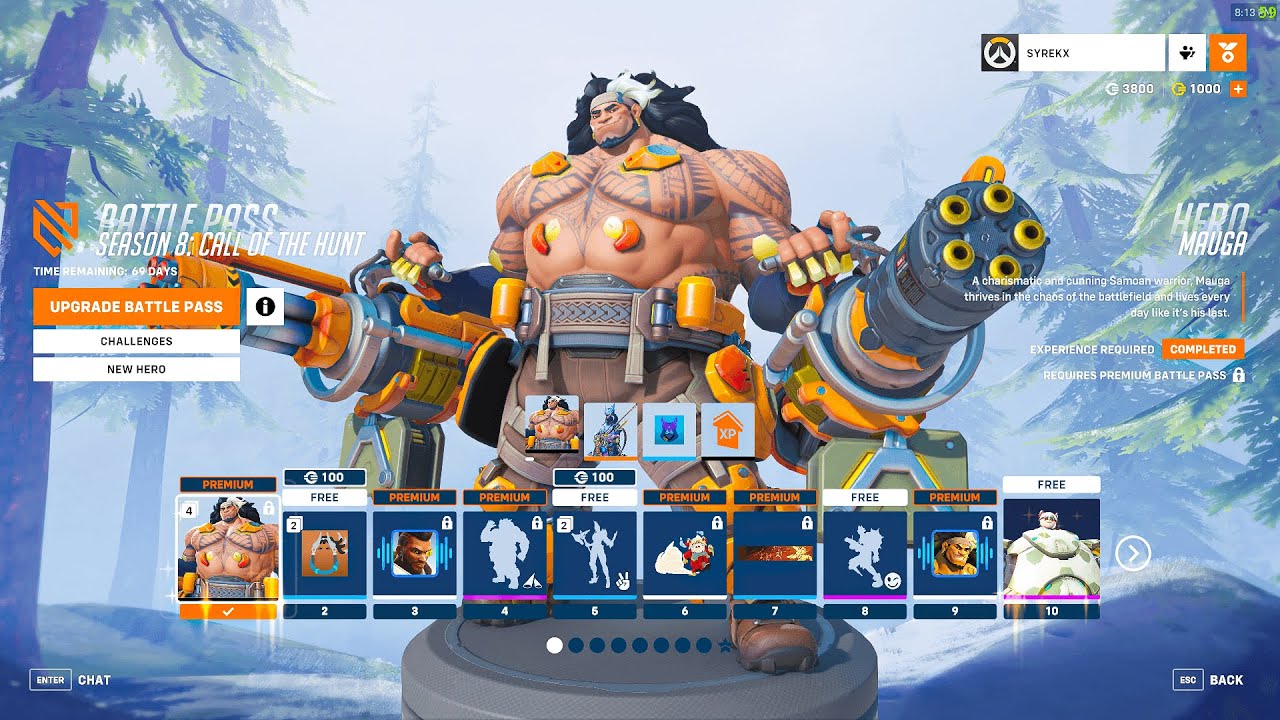 Overwatch 2 - Season 8 Battle Pass (Full Showcase)
