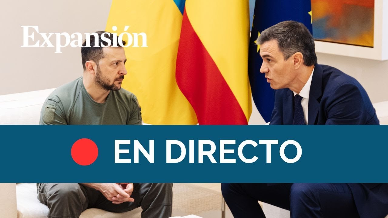 🔴 DIRECTO |  Rueda de prensa conjunta de Volodímir #zelenski  y Pedro #sánchez