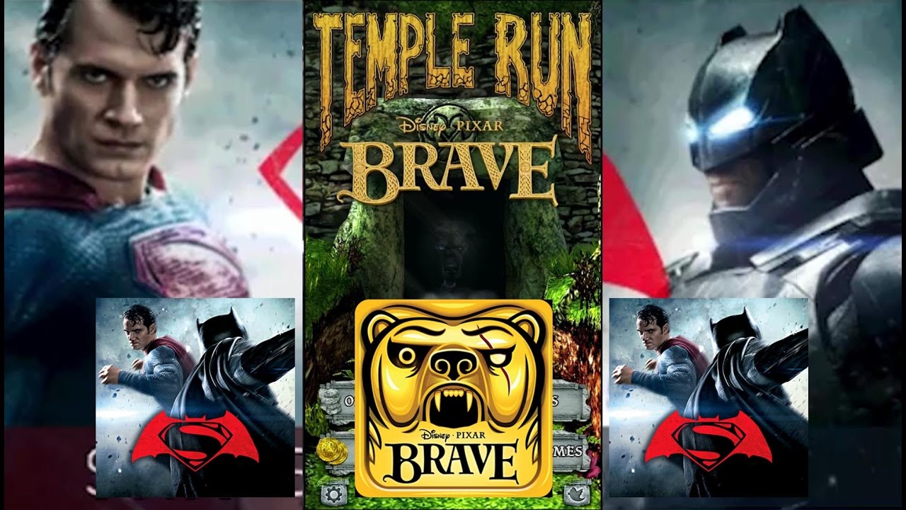 Temple Run Brave Vs Batman vs Superman Who Will Win (Android / iOS) Gameplay